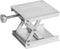 Lab Scissors Jack, Laboratory Support Jack Platform with Black Hand Wheel, Adjustable Stable Aluminum Alloy Lifting Platform, Manual Control Lab L...