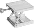 Lab Scissors Jack, Laboratory Support Jack Platform with Black Hand Wheel, Adjustable Stable Aluminum Alloy Lifting Platform, Manual Control Lab L...