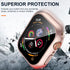 Charlam Compatible with Apple Watch Case 42mm Series 3 2 1 with Screen Protector, Full Protective Waterproof Bumper Cases Touch Sensitive Clear Fi...