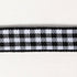 Buffalo Check Ribbon Black and White Gingham Ribbon 25 Yards for Crafts (3/8", Black)...