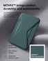 MOFT Magnetic Wallet Stand Compatible with iPhone 15/14/13/12 Series, Angle Adjustment & Magsafe Compatible MOVAS Phone Stand,Jungle...