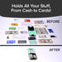 Ultra-Thin RFID-Blocking Wallet, AS-SEEN-ON-TV, ID Theft Protection, Easy to Carry, Reach Cards & Cash with a Touch of a Button, Aluminum Outer Sh...