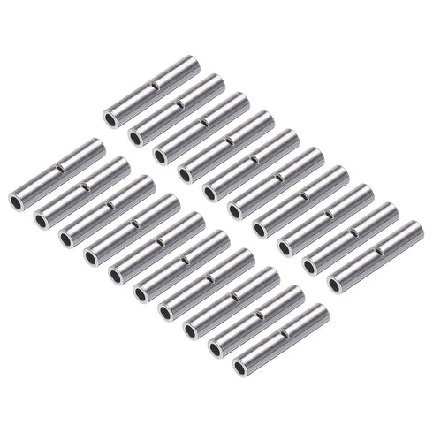 MECCANIXITY 200Pcs Non Insulated Butt Connectors 22-18AWG Wire Connector BN0.75 for Electrical Wire Crimp Ferrule Terminals...