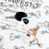 RP Remarkable Power, 100 Pack Silver Metal Star Heart Shape Claw Swivel Lobster Clasp Alloy Snap Hook Keychain Clip for Jewelry Making Bag Accesso...
