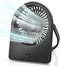 3.5" USB FAN, Strong Wind Ultra Quiet Small Desk Fan Foldable 3 Speeds Adjustable, USB Corded Powered Personal Fan for Home, Office, Desktop, Blac...