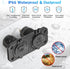 Cigarette Lighter Socket Qidoe 12V Splitter Panel 78W 12V USB Outlet Dual USB C PD&QC3.0 Car Charger Socket ON/Off Switch Waterproof 300W Power Ci...