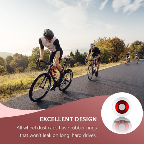 50 PCS Tire Valve Stem Caps, Plastic Car Tyre Valve Cap with O Rubber Seal, Dustproof Airtight Seal Wheel Stem Covers, Universal Accessories for C...