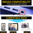 Computer Headset with Microphone, On-Ear 3.5mm Headset with Mic for Laptop, 3.5mm Binaural-Ear Headphone with Lightweight Business Headphones with...