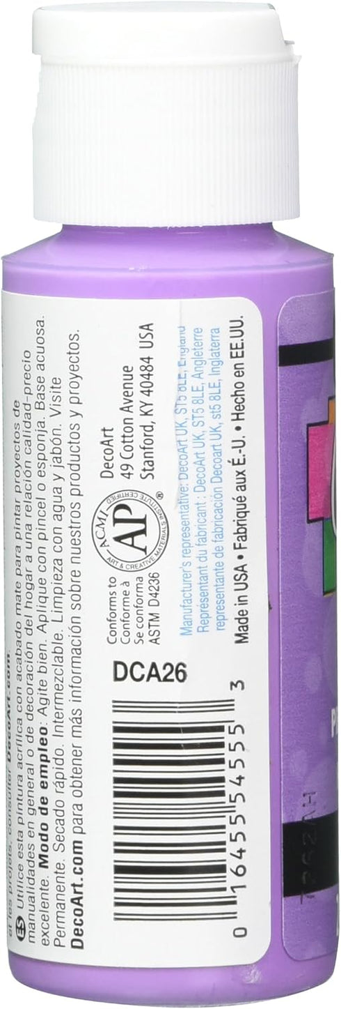 DecoArt Crafter's Acrylic Paint, 2-Ounce, Lavender...