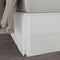 TODAY'S HOME Classic Tailored, Microfiber, 14" Drop Length Bed Skirt Dust Ruffle, King, White TOH25014WHIT04...