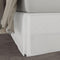 TodaysHome - TOH25014WHIT03 Microfiber Classic Tailored Styling Bed Skirt Dust Ruffle, Queen, White...