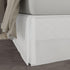 TodaysHome - TOH25014WHIT03 Microfiber Classic Tailored Styling Bed Skirt Dust Ruffle, Queen, White...