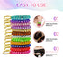 12 Colors Wrist Keychain Plastic Spring Flexible Spiral Wrist Coil Stretchable Wrist Band Wristlet Keychain Bracelet Wrist Coil for Sauna Gym Pool...