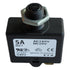 E-T-A Circuit Protection and Control 1658-G21-01-P10-5A, Circuit Breaker; Therm; Push; Cur-Rtg 5A; Flange; 1 Pole; Vol-Rtg 240/28VAC/VDC...
