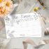 m&h invites Time Capsule Message Cards (50 Count) - Baby Shower or 1st Birthday Game Activity...
