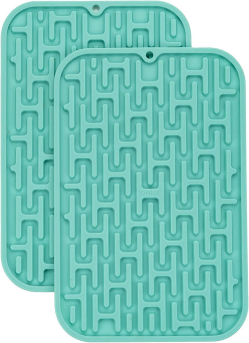 2Pcs Silicone Trivets for Hot Pot and Pans,Trivet for Hot Dishes Silicone,Good Grips Silicone Pot Holders Set,Silicone Hot Pads for Kitchen,Spoon ...