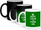 3dRose Keep Calm and Farm On Mug, 11 oz, Black/White...