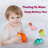 Light Up Bath Toys,6 Packs Floating Dinosaur Bathtub Toys for Toddlers,No Hole Baby Bath Toys for Kids,Great Birthday Christmas Easter for Boy and...