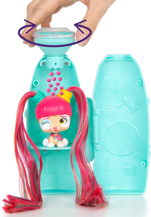 VIP Pets Mini Fans Glam Gems 2 Pack- includes VIP Pets and 6 Surprise Accessories| Kids Age 3+...