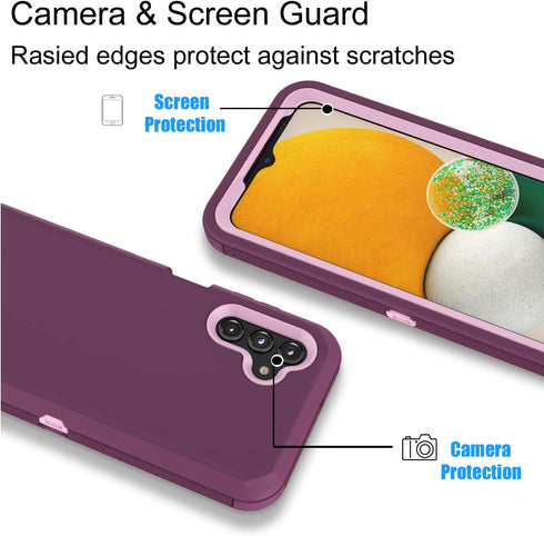 Case for Samsung Galaxy A13 5G, Galaxy A13 5G Phone Case, Shockproof Heavy Duty Full Body Protective Case Rugged Protection Defender Phone Cover, ...