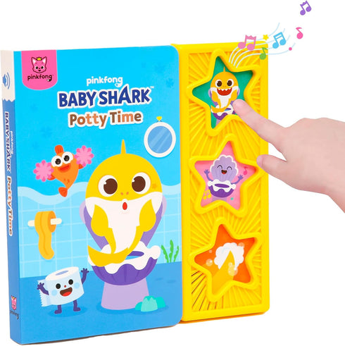 Pinkfong Baby Shark Potty Time Sound Book: Interactive Potty Training Storybook?Baby Learning Toys l Interactive Electronic Educational Learning f...