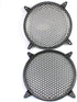 2 Pack 12 Inch Speaker Grills Subwoofer Grill Waffle Grill Guard Protector Covers with Mounting Screws ABS Mesh Round Subwoofer Speaker Cover...