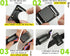 Airtag Dog Collar Holder, Ultra-Durable Dog and Cat Collars Mount for AirTag, Fits All Width Collars (2-Pack, BLACK)...