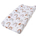 Owlowla Changing Pad Cover Soft Minky Changing Table Cover Lovely Print Waterproof Changing Pad Covers Baby Boy Girl(Rainbow&Bear)...