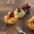 Kaya Premium Clear Rectangular 3-Hole Mini Disposable Plastic Bowls (Pack of 10) - Elegant, Durable & Ideal for Parties - Perfect for Appetizers &...