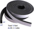 High Density Foam Tape Waterproof Sealing Strip CR Strips Neoprene Single-sided Adhesive EVA Seal 3/4in X 3/8in X 13Ft...
