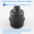 Oil Filter Housing Cap, Replace 68191350AA, 917-190 Compatible with Chrysler Dodge Jeep Ram - 200, 300, Challenger, Charger, Durango, Grand Carava...