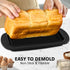 Silicone Bread Loaf Pan with Metal Reinforced Frame, Bread Pans for Homemade Bread, Foldable Loaf Pans, Non-Stick Silicone Baking Pans for Oven, S...