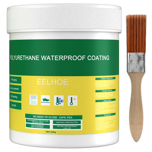 300g Transparent Waterproof Insulating Sealant, Strong Adhesive Seal Waterproof Coating, Invisible Waterproof Agent for Wall Mending Toilet Anti-L...