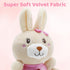 HAPTIME Baby Bunny Musical Toys, Newborn Girl Soft Plush Stuffed Animal, Infant Light Music Tummy Time Toy, 1st Birthday Baby Girl Shower Gift for...