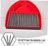 Uonlytech 4pcs dustpan rubber lip dustpan rubber edge replacement lip for dustpan rubber lip for dustpan rubber lips dustpan edge dustpan repair F...