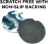 Black Marble | Car Coasters for Drinks Set of 2 | Perfect Car Accessories with Absorbent Coasters. Car Coaster Measures 2.56 inches with Rubber Ba...