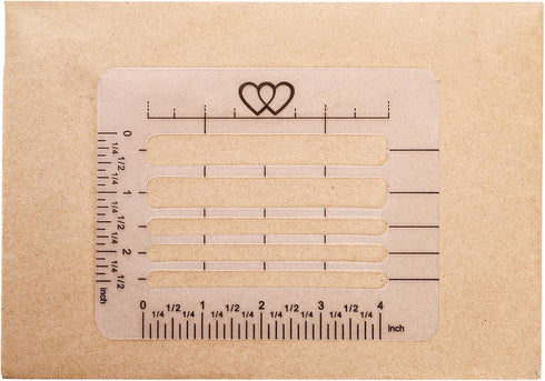 Suwimut 11 Pack Straight Line Stencil Template for Journaling and Envelope Addressing Guide Stencil Templates Set, 11 Inch Scale Spacing Line Draw...