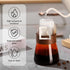 Bincoo Pour Over Coffee Maker Holds 4 Cups, 16.9oz Coffee Dripper Borosilicate Glass Coffee Carafe Brewer,Permanent Resuable Removable Coffee Serv...