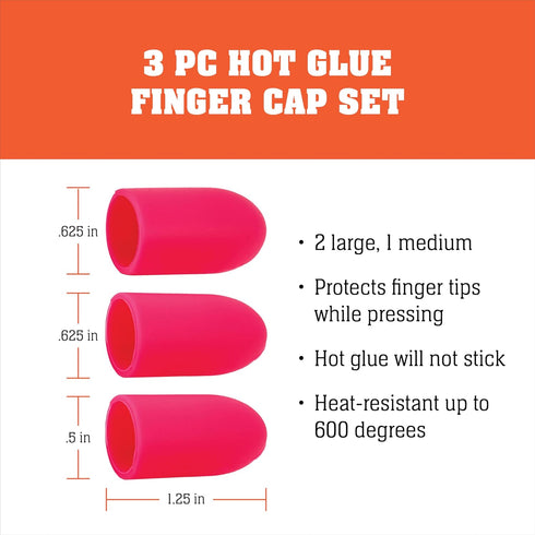 Mod Podge Hot Glue Gun Finger Caps, Multicolor...