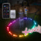 DIY LED Trampoline Lights, Change Color When Jumping Trampoline Lights with Bluetooth APP and Remote Control, Fits 8FT 10FT 12FT 14FT 15FT 16FT Tr...