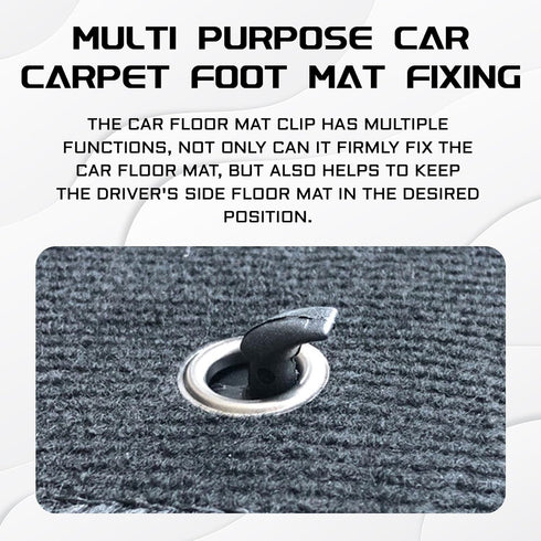 4PCS Floor Mat Clips for Car, Floor Carpet Clips Mat Fixing Hooks Carpet Holders Fixing Clamps, Car Accessories Cargo Mat Clip Carpet Fixing Buckl...