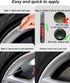 SYOAUTO Matte Black Rim Touch Up Paint For Tesla Model Y 20" Induction Wheel Touch Up Paint Rim Scratch Repair Wheel Paint Curb Rash Paint Pen(Mat...