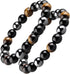 HOZEAL Triple Protection Bracelet, Black Obsidian Tiger Eye Stone Hematite Wealth Bracelets for Men Women for Bring Luck and Prosperity, Beaded Bu...