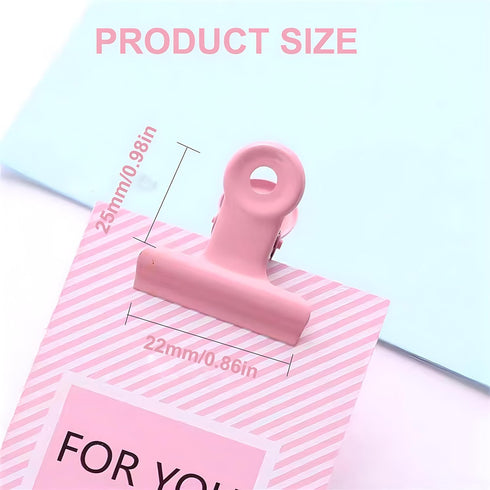 8Pcs Binder Clips Set with Box Binder Clips Binder Clips Sets Paper Clips Binder Clip Mini Binder Clips for Files Papers Home Supplies Student Col...