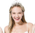 Konsait 21st Happy Birthday Rhinestone Headband Tiara, 21st Birthday Tiara Crown Headband for Girls Women Legal Adult 21st Birthday Party Decor...