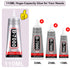 3.7oz B7000 Rhinestone Clear Glue for Jewelry Making, 110 ml Multipurpose Adhesive Jewlery Glue for Fabric, Tumblers, Rhinestones DIY Crafts, Nail...