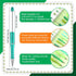 60 Pieces Plastic Beadable Pen Bead Ballpoint Pen Black Ink Beaded Pens for Kids Students Presents Office School Supplies (Green Series,Classic)...