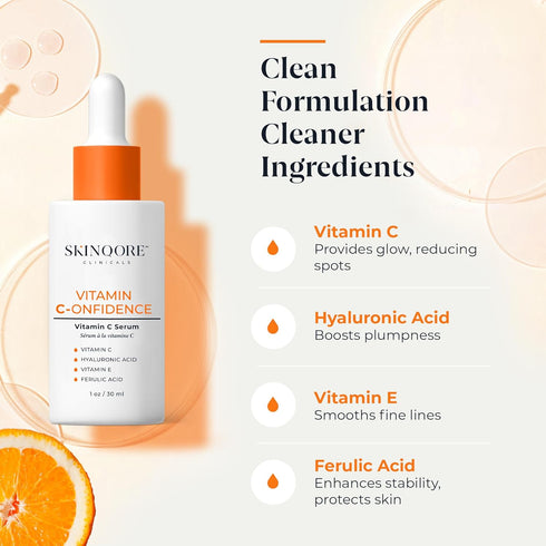 Vitamin C Serum for Face | Dark Spot Corrector | Rejuvenate Face Serum | Anti Aging Facial Serum with Vitamin C, Ferulic Acid, Vitamin E & Hyaluro...