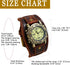 Gothic Punk Leather Watch: Men Vintage Steampunk Halloween Quartz Analog Bracelet Watches Retro Hip-hop Waterproof Cuff Wristwatch...