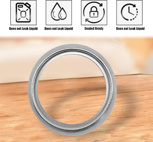 12 PCS Transmission Fluid Gasket Seal Steel Rings, 16mm Oil Drain Plug Gaskets Crush Washers The Part #11126AA000, for Subaru Baja Forester Imprez...